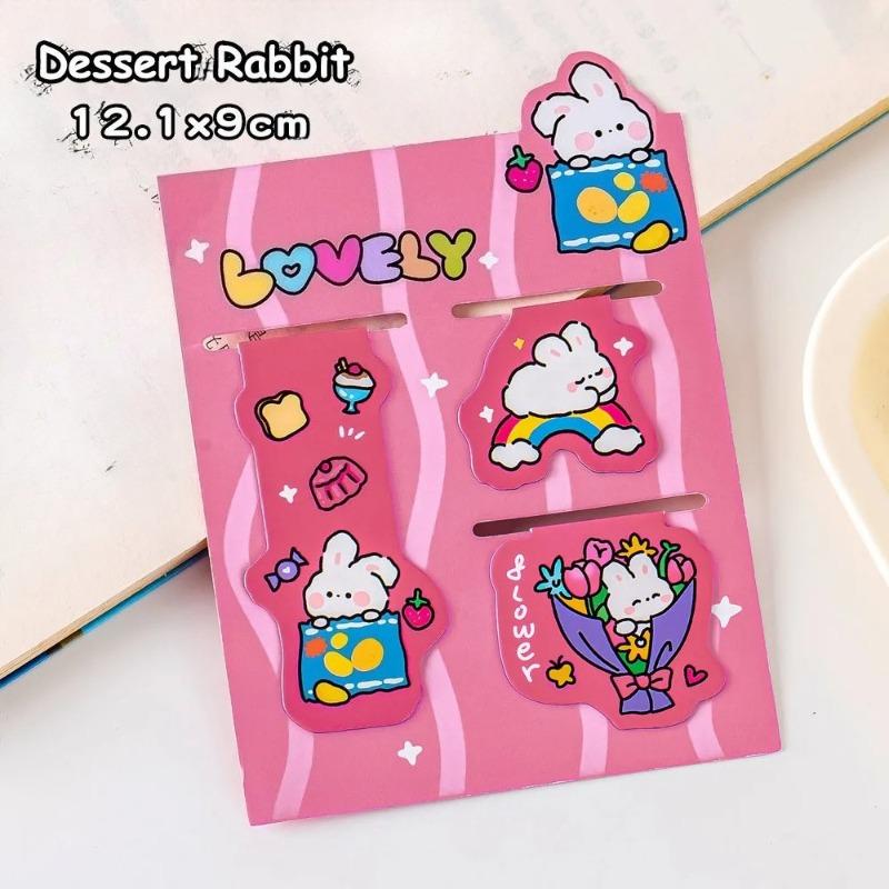 

1Pcs Cute Animal Combination Magnetic Bookmark Student Magnet Bookmark Cute School Office Supplies Stationery Art Supplies