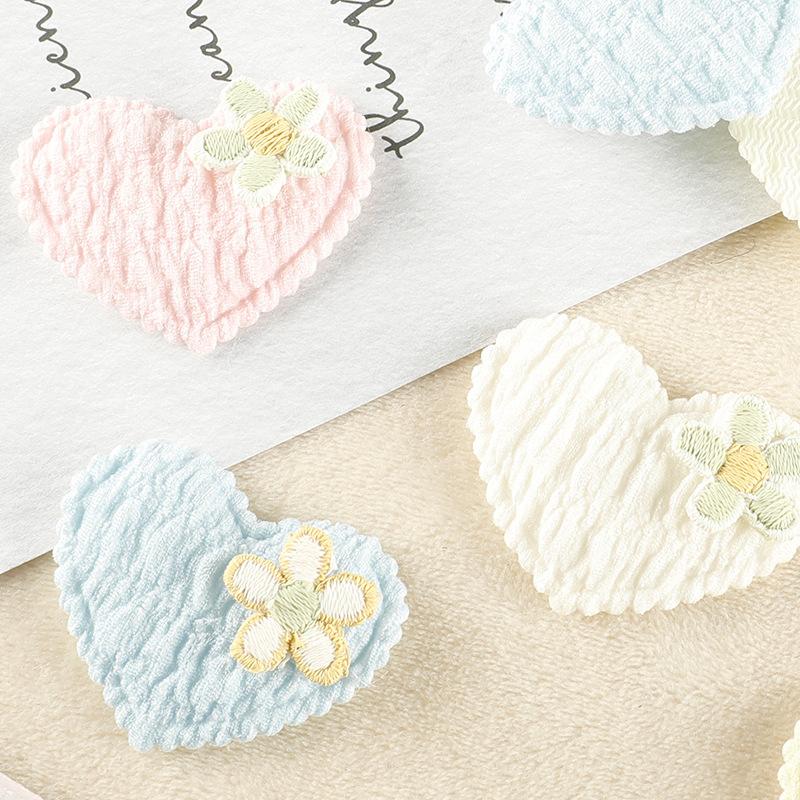 Hair Accessories Accessories Socks Shoes And Hats Decorative Accessories Love Flower Hairpin Accessories Brooch Embroidery Sticker Handmade