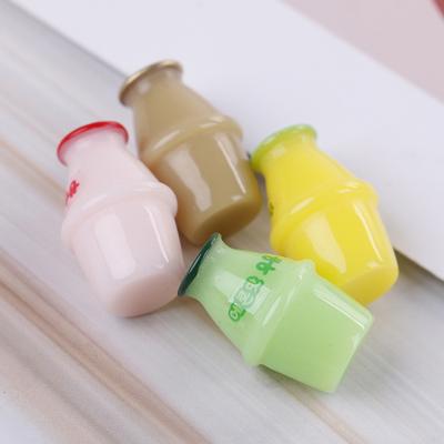 4Pcs Dollhouse Miniature Toy Milk Bottle Home Decor Scene
