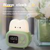 1pc New LED Toaster Alarm Clock, Creative Cartoon Nightlight with Timing Function, Ins Wind Bedside Decoration