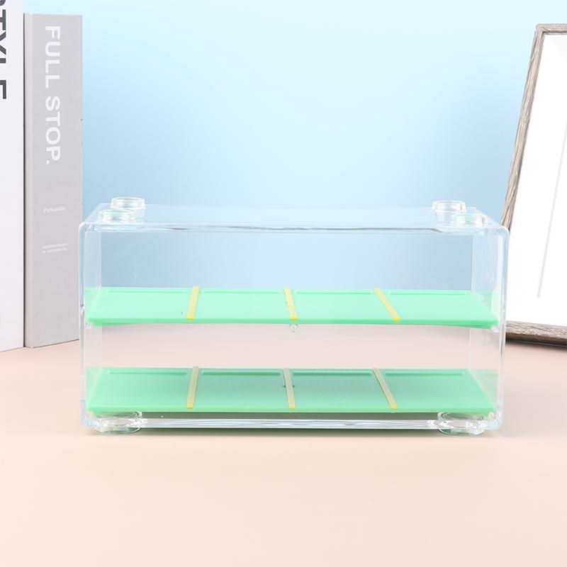 1/64 Car Model Display Shelf With Parking Space Toy Car Transparent Storage Box 8 Slot Showcase Finishing Cabinet