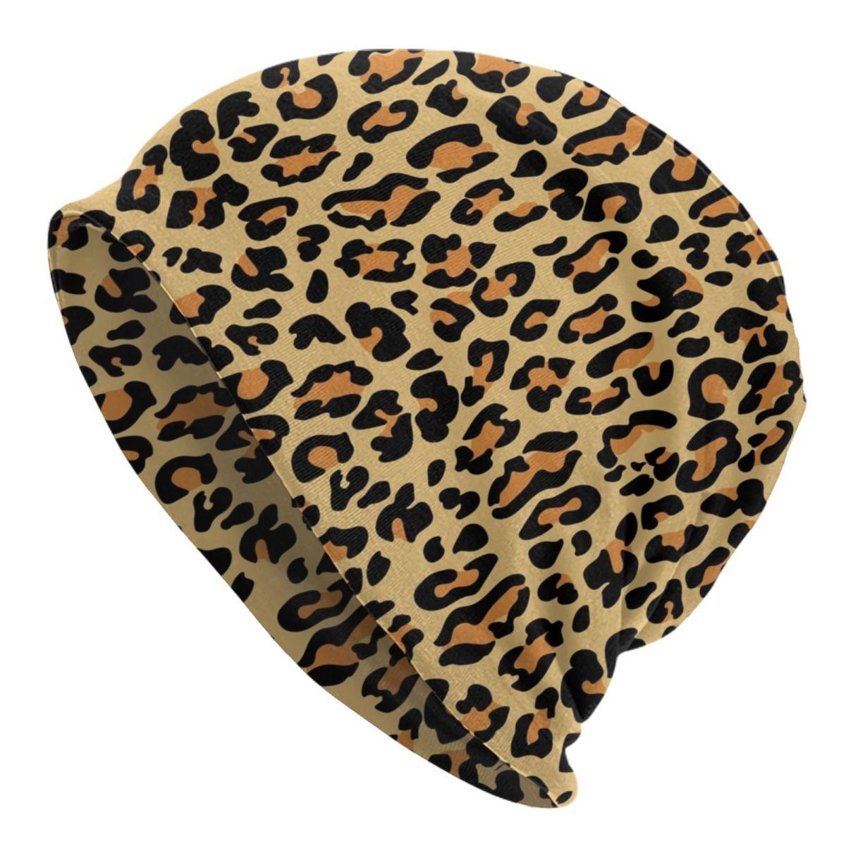 

Custom Leopard Print Bonnet Hats Street Knitting Hat For Women Unisex Autumn Winter Warm Animal Skin Skullies Beanies Caps Beanies Hat