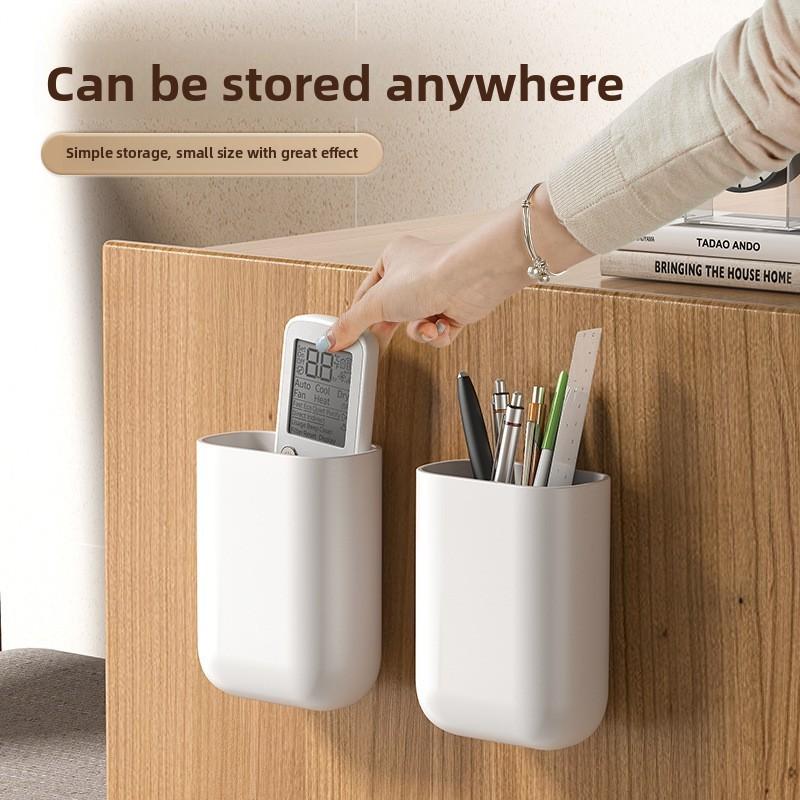 Plastic Wall Mount Toothpaste Brush Storage Organizer For Bathroom And Toilet Use