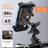 Shock Resistant Motorcycle Phone Holder for Delivery Riders Electric Bicycle Navigation Mount Stable Clamp for Mobile Phones
