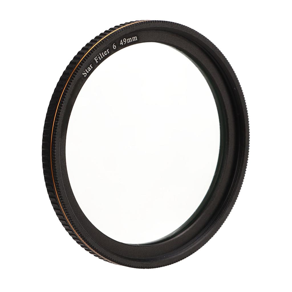 Star Filter 6 Line High Definition Coating Screen Effect Filter for Camera