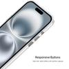 For iPhone 16 Case Compatible with MagSafe Clear PC + TPU Sealed Magnetic Phone Cover
