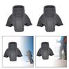 2x Walking Cane Tips Support Rubber Foot Pad ,Three Point, Free Standing ,Stability, 19mm Tripod