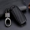 Car Key Fob Case Cover Carbon Fiber Flip For Ford F150 F250 2015 2016 2017 2018  Smart Remote Key Shell