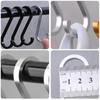 5Pcs Space Aluminum S Hook Bedroom Kitchen Multifunctional Hanging Hook Clasp Holder Hanging Storage Tools