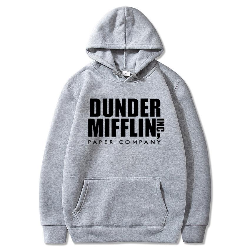 

Толстовка с капюшоном Office Dunder Mufflin INC Dwight Schrute, женская толстовка с капюшоном, повседневный свитер с капюшоном L
