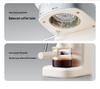 Italian Moka Pot: Semi-Automatic Coffee Maker for Home or Office with Manual Grinding and Brewing.