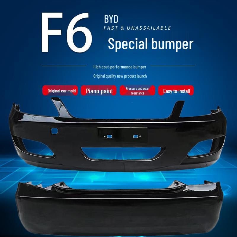 BYD F6 Front and Rear Bumper with Crash Bar and Color Options
