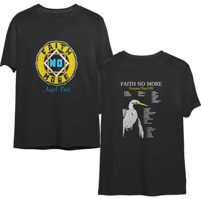 T-shirt Merch Vintage Faith No More Angel Dust 1992 Fronte/Retro
