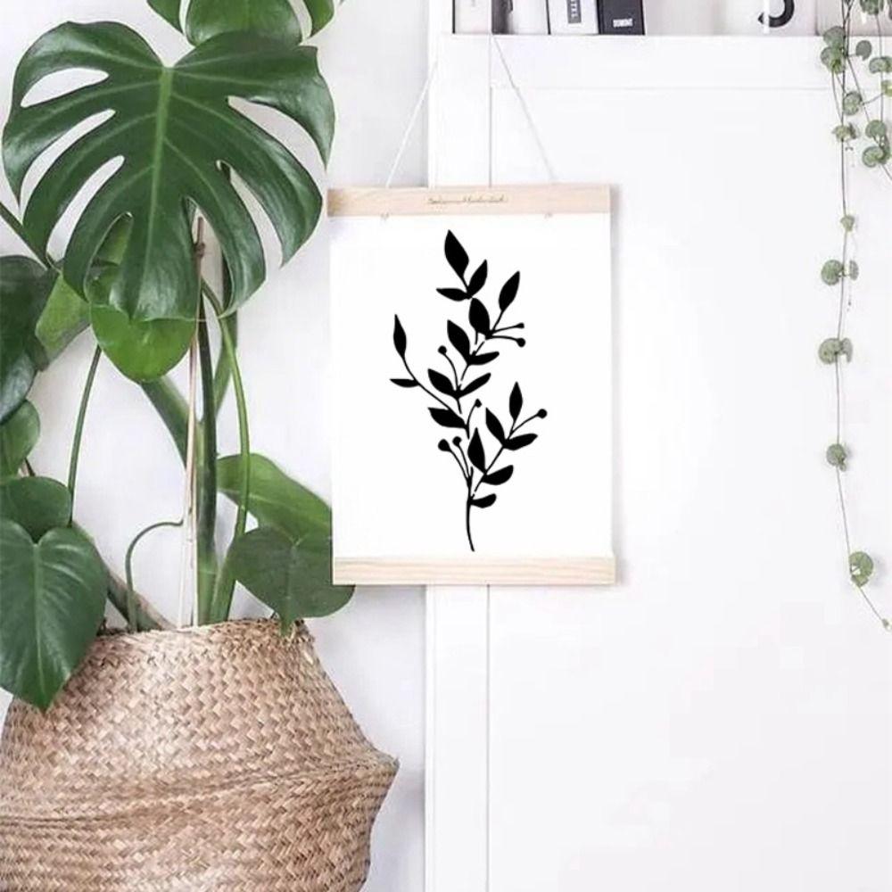 PET Graffiti Samolepky Kreativní Malované Samolepky Šablona Nové Květinové Šablony