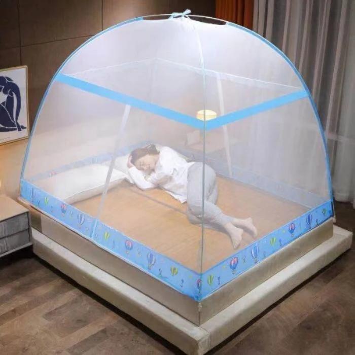 2025 new installation-free yurt mosquito net single household foldable 1.2m dormitory thickened encrypted mosquito net bed 1.2m 1pcs