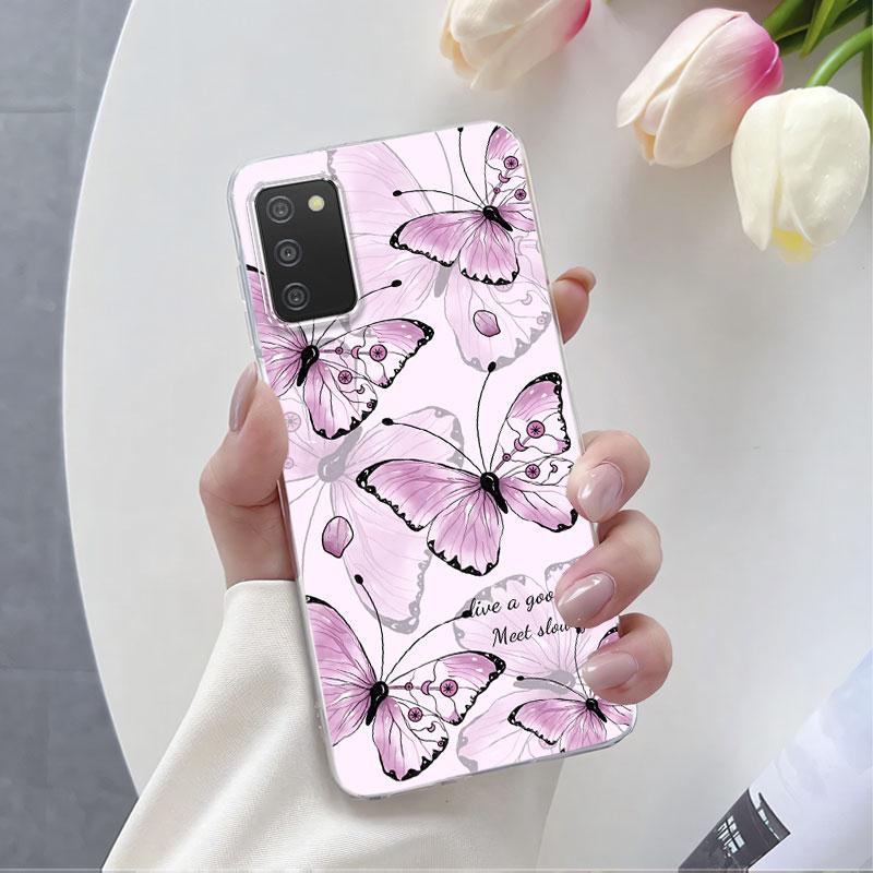For Samsung A41 A21s A11 Case Luxury Phone Case For Samsung Galaxy A41 A21S Marble Flower Clear Soft Silicone Protective Cover