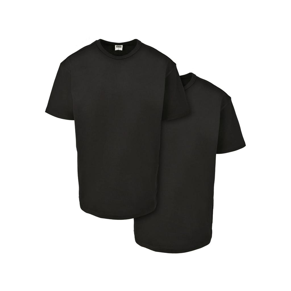 Urban Classics Mens Basic Organic Cotton T-Shirt (Pack of 2)