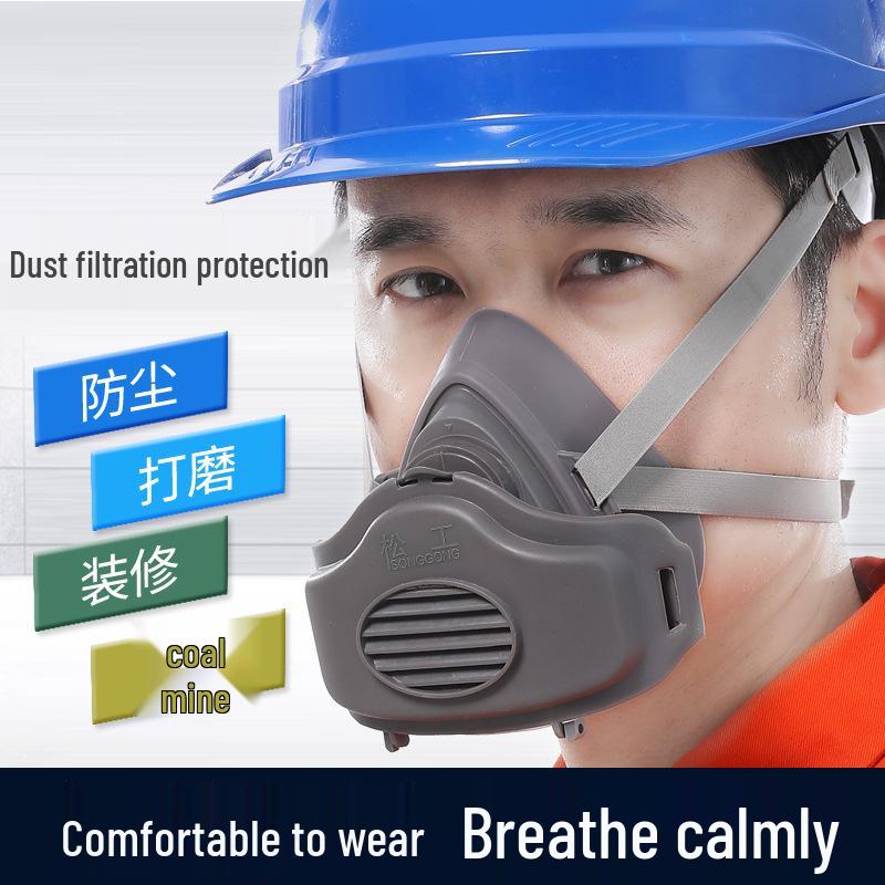 Songgong 3200A Industrial Dust Protection Mask with Breathing Valve for Men