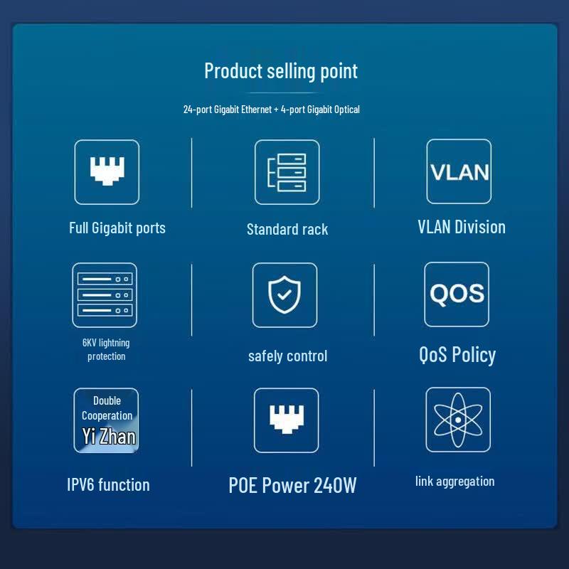 H3C S5130V2-28P-PWR-LI Enterprise Gigabit Network Switch