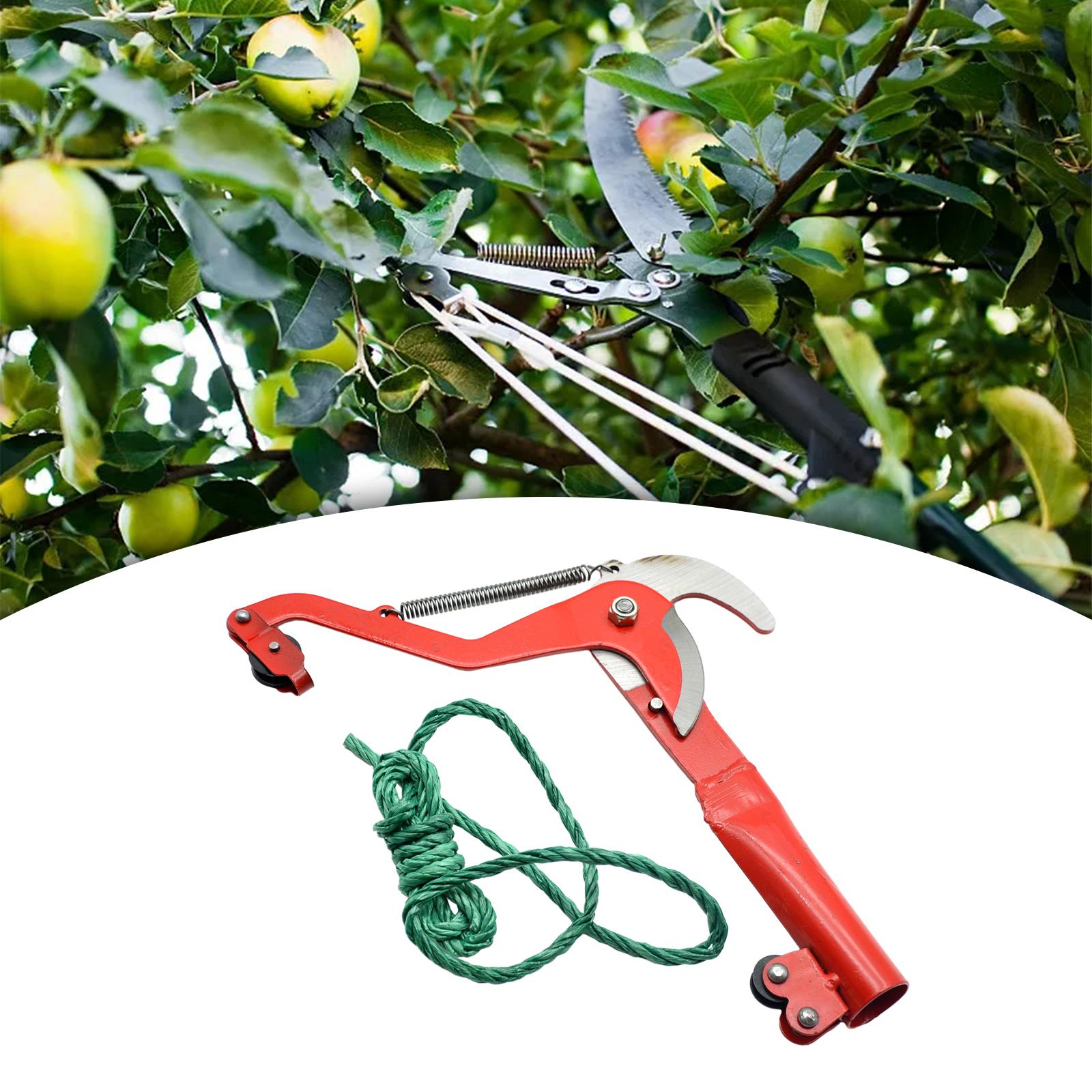 High Altitude Pruning Shear Trimming Tool with Rope Pulley Garden Shear Garden Trimmer Tool for Garden Agricultural красный