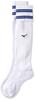 Mizuno Soccer Sizes Blue Socks/Stockings, 21-23cm, P2MX8053, White/Surf