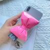 Korea Cute 3D Down Jacket Bowknot Bracket Phone Grip Tok Griptok Lovely Holder Ring For iPhone Samsung Accessories Phone Holder