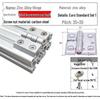 Hochleistungsscharniere aus Zinklegierung für Aluminiumprofiltüren (20/30/40/45)
