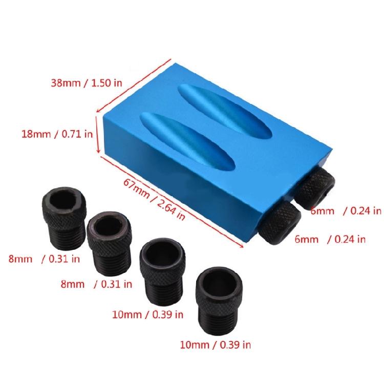 14Pcs Inclined Hole Jig Kit Woodworking Drilling Guide Locator for Efficient and Precise Woodworking Projects