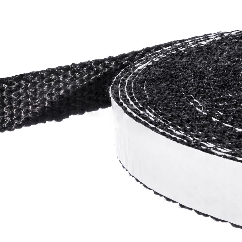 Durable Stove Fire Rope, 10mm Wide X 2mm, Self Adhesive Glass Seal, Excellent Thermal Stability, Fiberglass Material