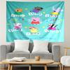 Peppa Pig Print Tapestry, Backdrop, Easy Setup, Ideal for Bedroom, Office & Living Room, with Aesthetic Wall Hanging Decor.