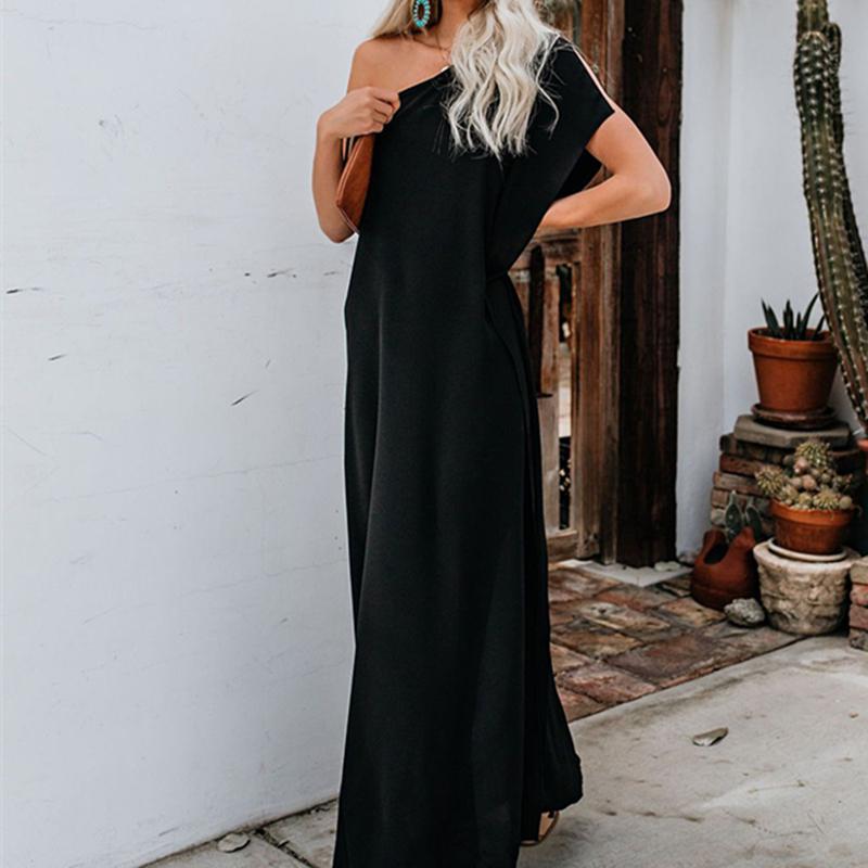 HIT Damen Sommerkleid Lang Maxi Sleeveless Strandkleid Beach Kleid S/M L/XL 367 HIT Damen Sommerkleid Lang Maxi Sleeveless Strandkleid Beach Kleid S/M L/XL 367