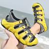 Genuine Leather Summer Men's Sandals Casual Men's Shoes Outdoor Men's Leather Sandals Beach Shoes Roman Style Men's Shoes