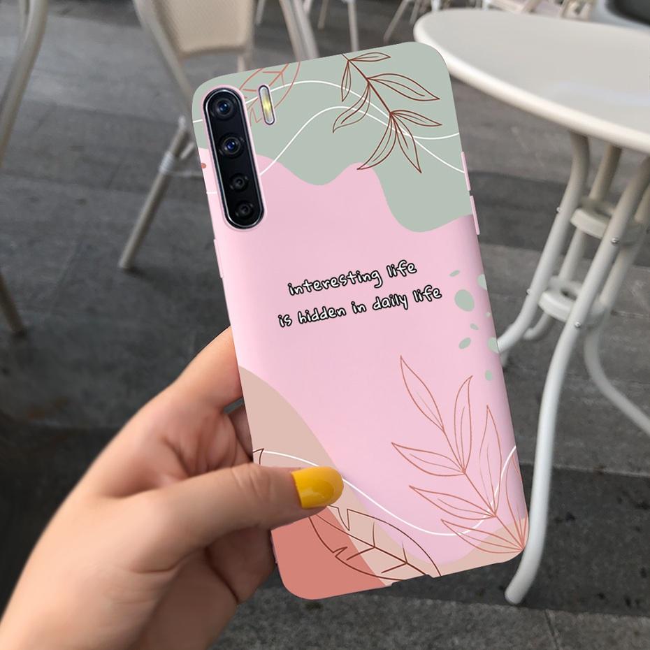 For OPPO A91 Case Oppo F15 CPH2001 CPH2021 Lovely Printing Jelly Silicone Soft Phone Back Cover Cases For Oppo Reno3 CPH2043