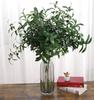 Ramo Artificial 130cm Folha de Oliveira Fruto de Oliveira Ramo de Oliveira para Buquês Florais Casamento Feriado Decoração de Verdura