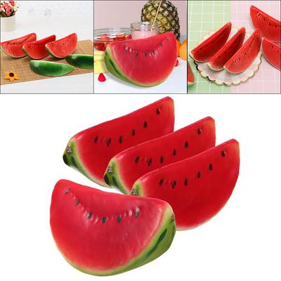 Fruchtscheiben Foto-Requisiten Simuliertes Wassermelonen-Modell