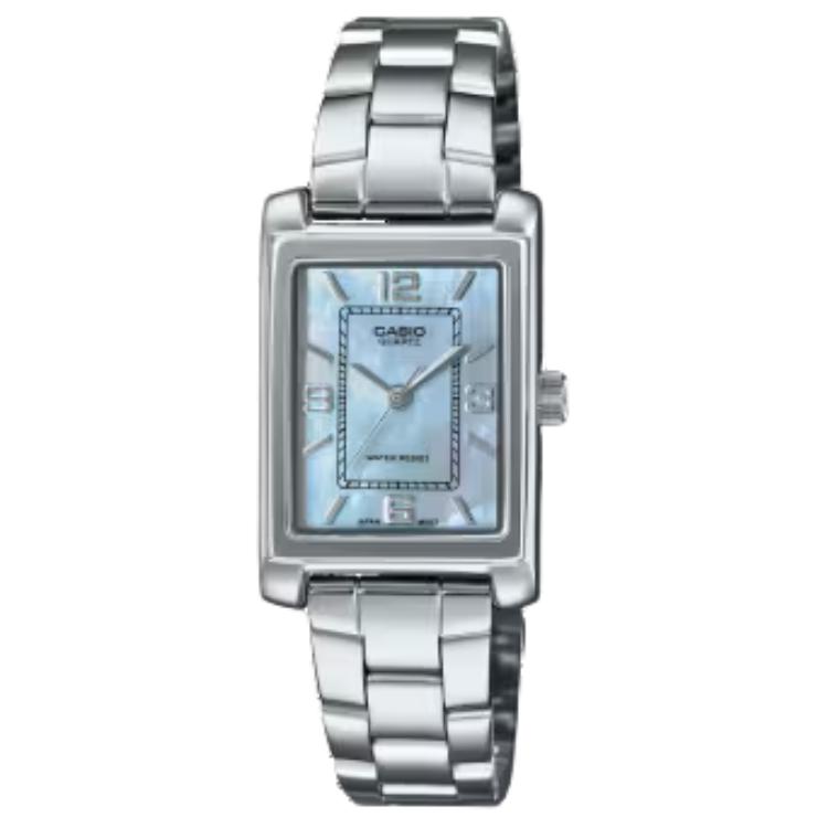 

Casio Standard Series Classic Fashion Waterproof Quartz Movement Stainless Steel Strap Womens Watch Mother Of Pearl Dial Women watches LTP-1234DS-2A Mother-of-Pearl Color Watch Dial