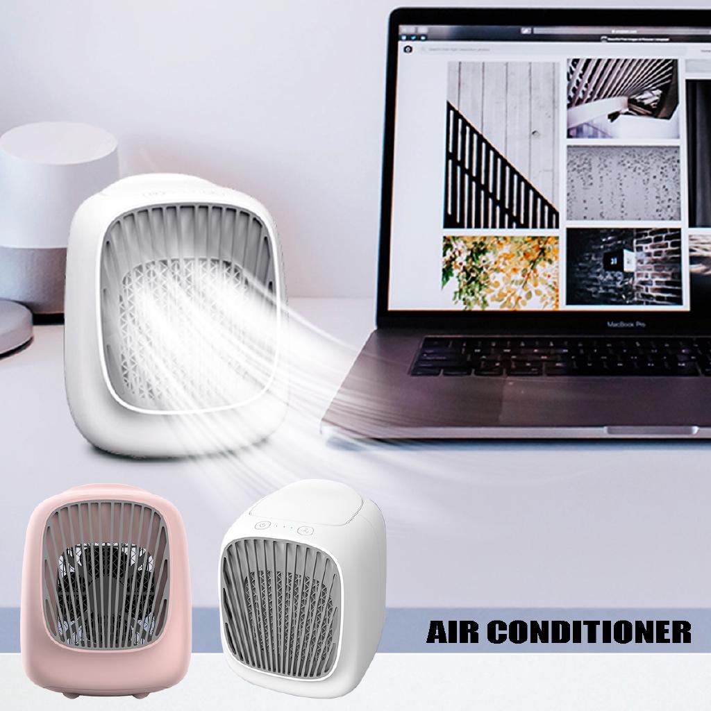 Portable Mini Air Conditioning Water Cooling Fan USB Air Humidifier Purifier Cooler 3 Gear Cooling Fan for Home Office