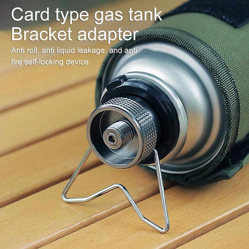 Lovehomily Portable Gas Stove Adapter Aluminum Alloy Butane Gas Cooker