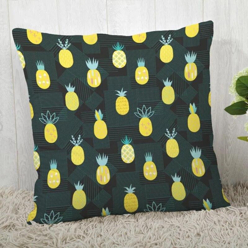 

Наволочка с узором ананаса Квадратная рождественская молния 40x40cm