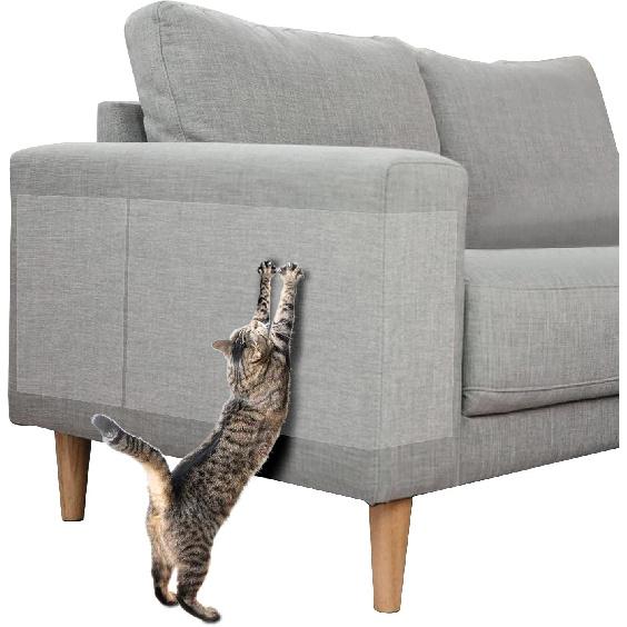 Anti Cat Scratch Furniture Protector, 10 Pack, Cat Scratch Deterrent Tape, Couch Protector for Cats, Furniture Protectors from Cats, Double Sided 10PCS