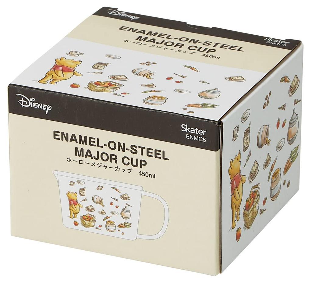 Skater Enamel Measuring Disney Winnie the Pooh Cup, 450ml, Design, ENMC5-A