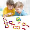 5pcs Quiet Fidget Toys Sensory Fidget Toys Multicolor Twisty Toys for Relaxation