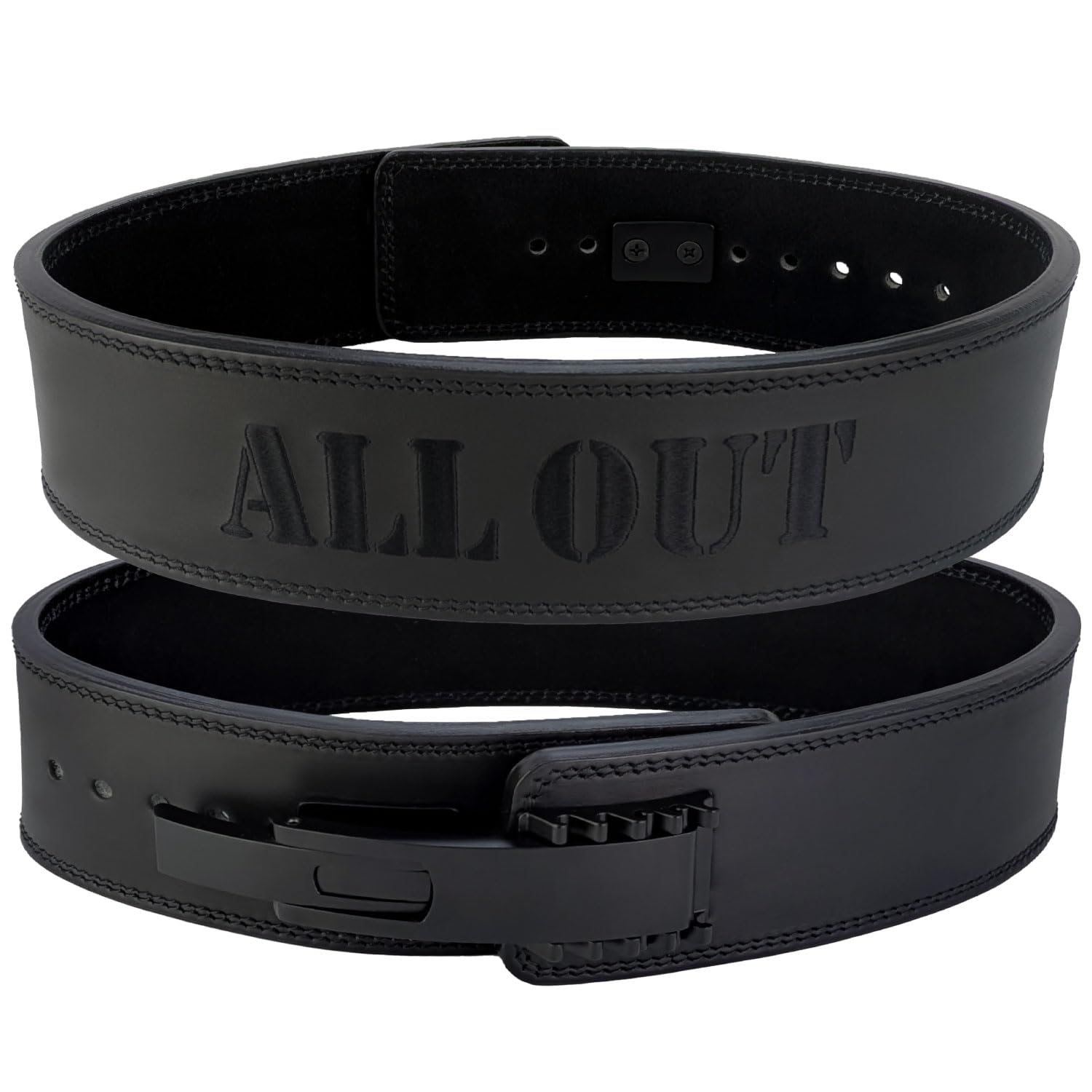 

ALLOUT Lever-Type Training Belt (Black (Regular Type), XL (Waist 90cm-110cm))