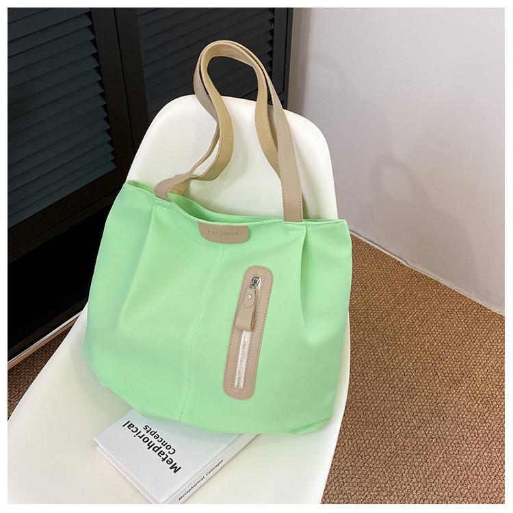Large Capacity Casual Canvas Tote Bag For Women Stylish And Trendy Everyday Use