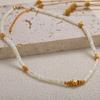 S925 Sterling Silver Natural White Shell Color Treasure Bracelet Female Original Light Luxury Design Minimalist White Shell Beaded Set
