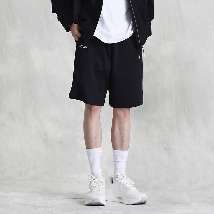 Kappa Gara Series Solid Color Versatile Elastic Sports Water-Resistant Five-Point Casual Shorts Men shorts K0E32DY43