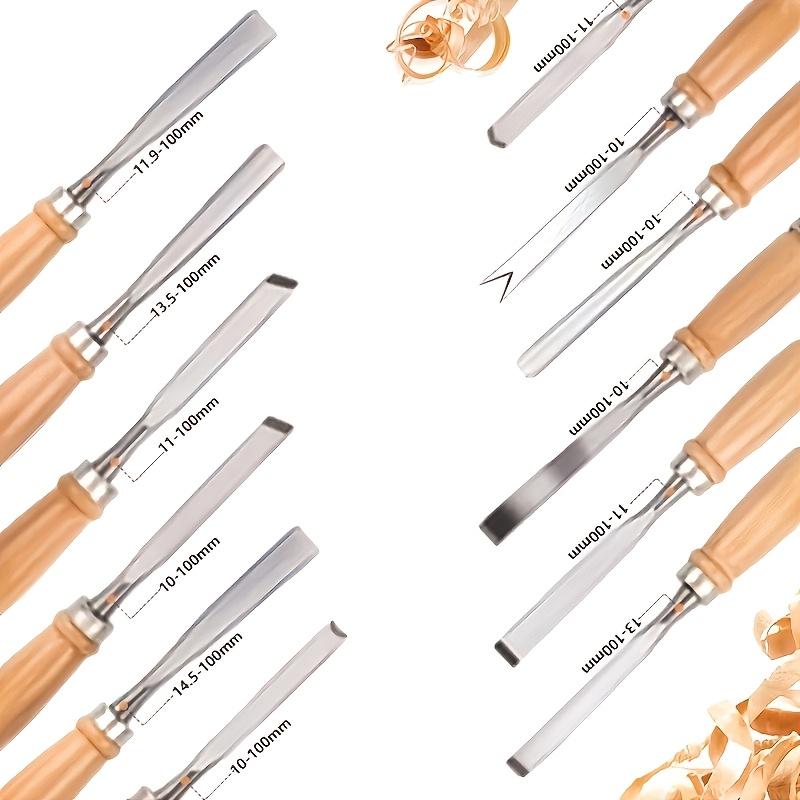 Wood Carving Tool Set 12 A chisel with a canvas case Woodworking chisel Woodworking tools and accessories Wood carving chisel Sharp Steel blade