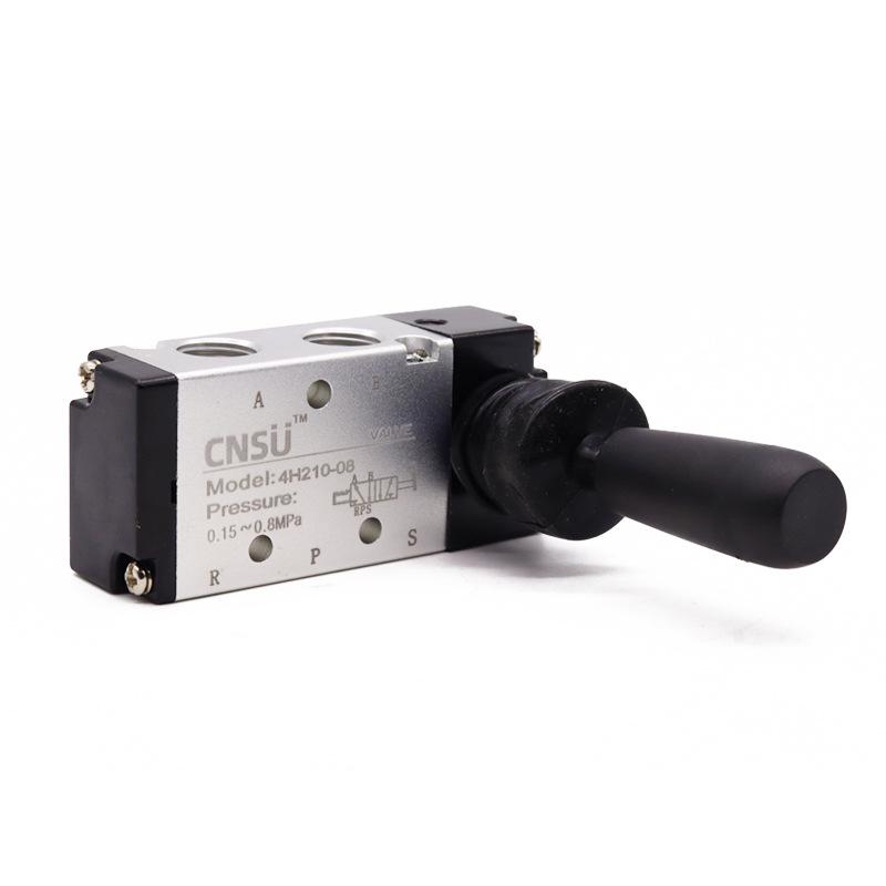 Two-Position Pneumatic Hand Lever Valve 4H210-08/4H310-10: Five-Way Manual Directional Control Valve