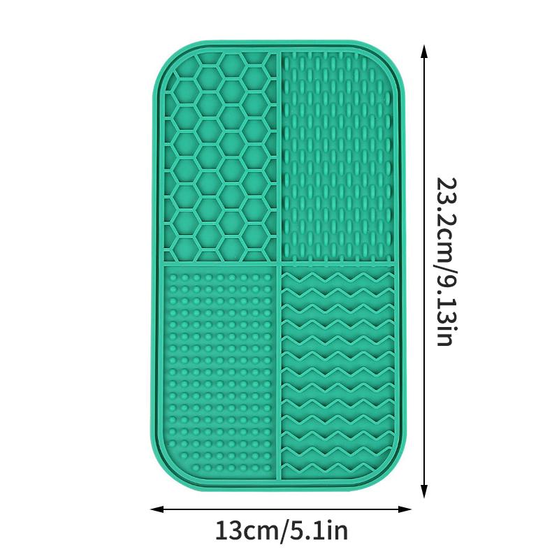 1PC Silicone Pet Licking Pad Dog Licking Pad Pet Suction Pad Anti-Choking Slow Food Bowl