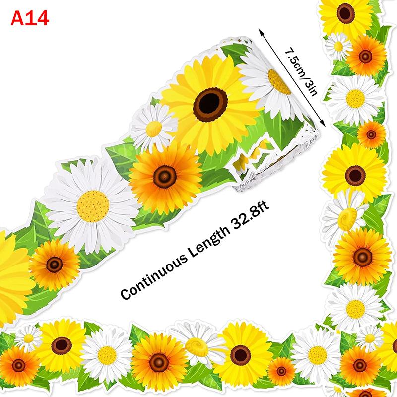 32 Colors 18M Self Adhesive Border Classroom Decors Border Trim Sticker Colorful Dot Trim Border Bulletin Board Border Trim